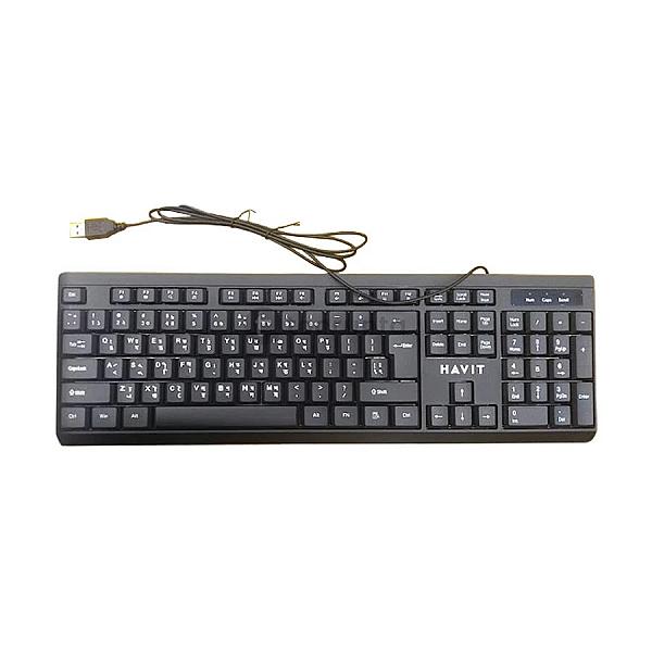 Havit Kb376 English Font Usbkeyboard