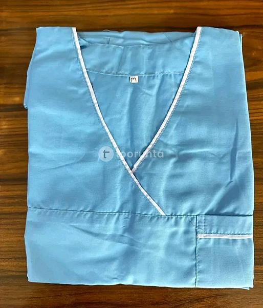 Cotton Medical Scrub Suit For Doctors (V-neck Design)