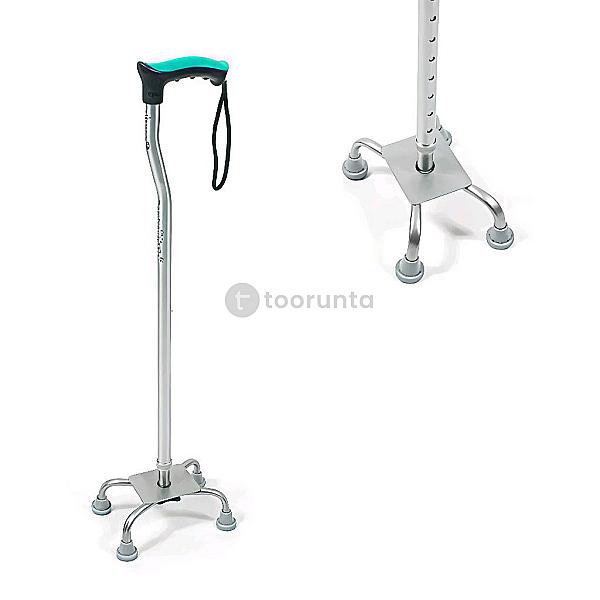 Tynor Walking Stick Quadripod (L12 Quad Cane – 4 Leg Support Walking Stick)