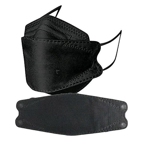 Kf94 Black Face Mask – 4 Layer High Filtration Protective Respirator Mask