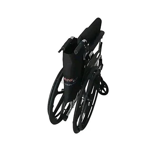 Wheel Chair India Folding Chrome Polished Wheelchair With Attendant Brakes