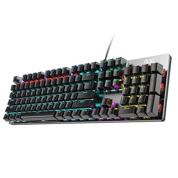 Aoc Gk410 Mechanical Keyboard Wired Blue Switch Red Switch Gaming Full Key