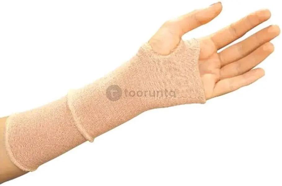 Flamingo Tubular Support Gauntlet To Wrist | Elastic Wrist & Forearm Compression Support For Pain Relief And Sports Use