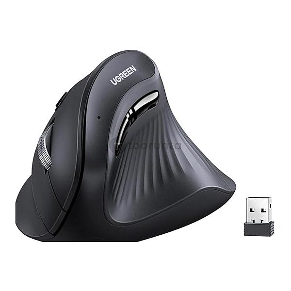Ugreen Mu008 Ergonomic Vertical Wireless Mouse Bluetooth + 2.4ghz Dual-mode