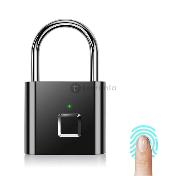 Digital Fingerprint Lock Usb Rechargeable Waterproof