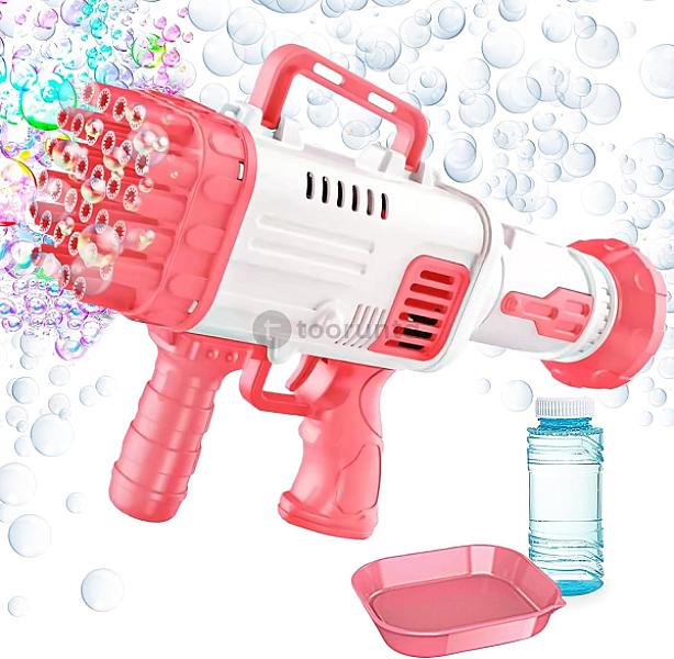 Bubble Machine Toy With 32‑hole Bubble Maker For Outdoor/indoor Birthday & Party Fun