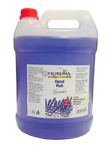 Florona Hand Sanitizer 5 Liters — Ethyl Alcohol (75% V_v) With Moisturizer.