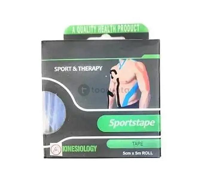 Kinesiology Tape – Elastic Sports Physio Tape For Muscle Support & Pain Relief (5cm X 5m)