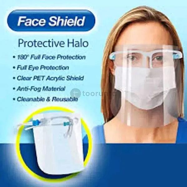 Protect Eyes Clear Face Cover Transparent Mask – Protective Face Shield With Adjustable Headband