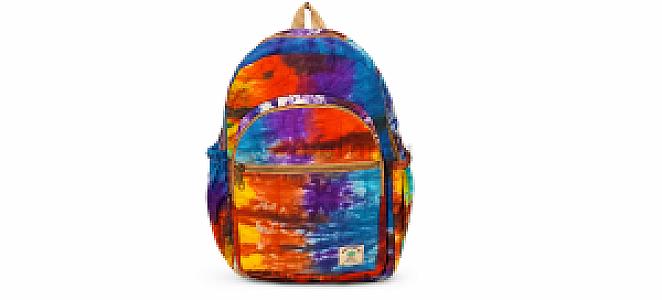 Handmade Sustainable Cotton Backpack For Unisex