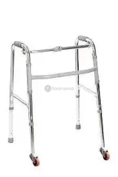 Tynor Walker With Front Wheels (Invalid Walker – Folding Adjustable Walking Frame)