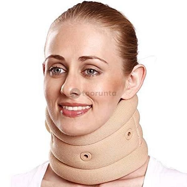 Flamingo Cervical Collar Eyelids Premium | Soft Adjustable Neck Support For Pain Relief & Cervical Stability