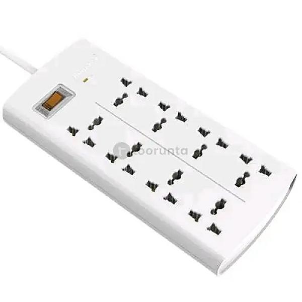 Huntkey Surge Protector Szm804 | 8 Socket Multiplug | 2m Power Cord | 750℃ Fire-retardant Material | 1 Year Replacement Warranty