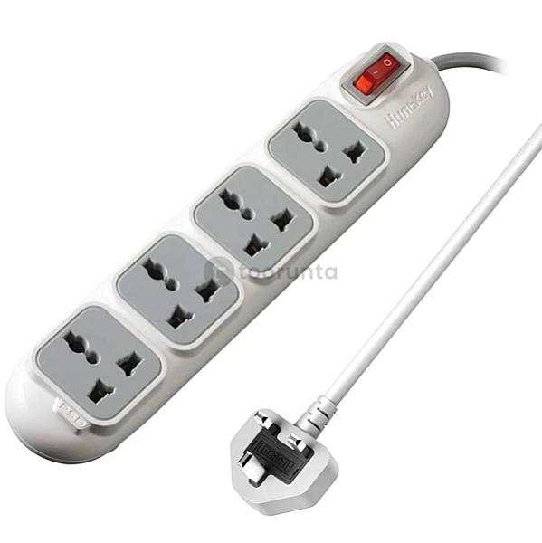 Huntkey Power Strip Pzd401 Multiplug | 4 Socket | 2 Meters Wire
