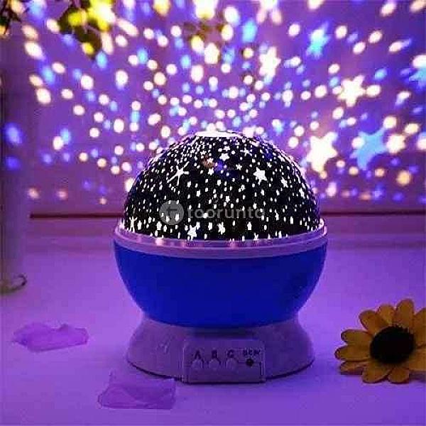 Star Master Projector 4 Led Bead 360 Degree Romantic Room Rotating
