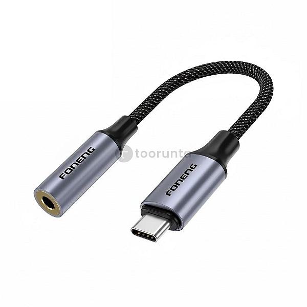 Foneng Bm30 Metal Type C To 3.5mm Audio Cable
