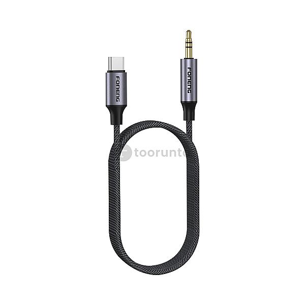 Foneng Bm31 Metal Type C To 3.5mm Aux Audio Cable