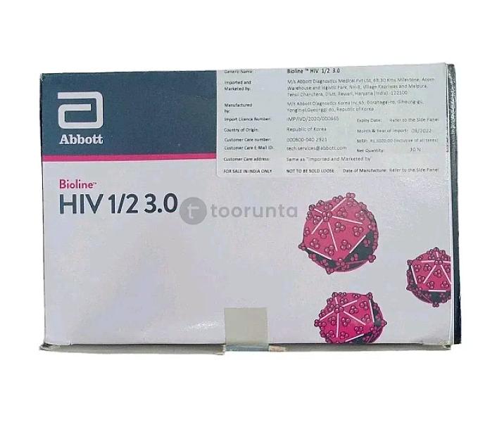 Abbott Hiv Test Kit