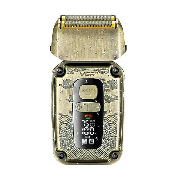 Vgr V337 Professional Foil Shaver For Men Rechargeable Wet & Dry Electric Razor With Led Display