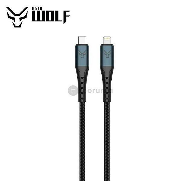 Asta Wolf Hyper 100cm Type-c To Lightning Cable 30w Braided Cable