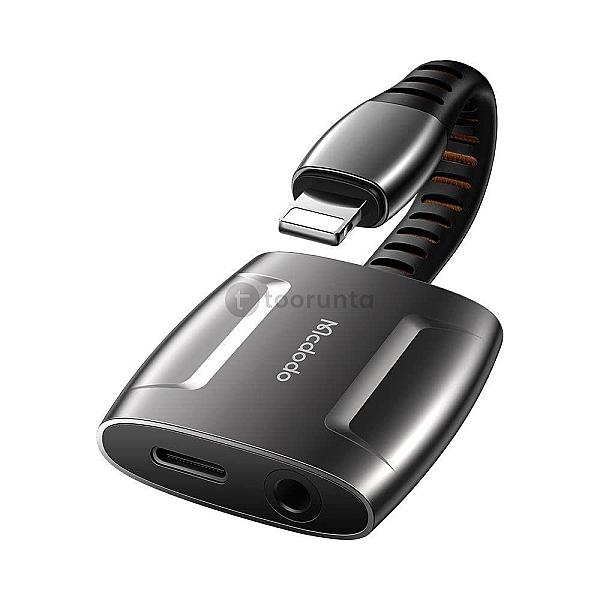 Mcdodo Ca634 Lightning To Lightning And Dc 3.5mm Cable 0.1m ‘Support Call Function’