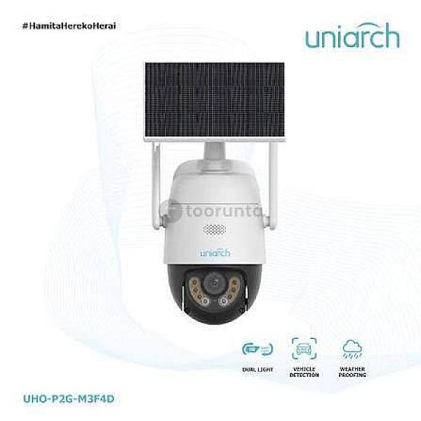 Uho-p2g-m3f4d 3.0mp 4g Aov Solar Battery Outdoor 360 Wi-fi Camera