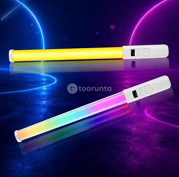 Jmary Fm118 Rgb Led 2600mah Handheld Light Stick 2500k-9900k
