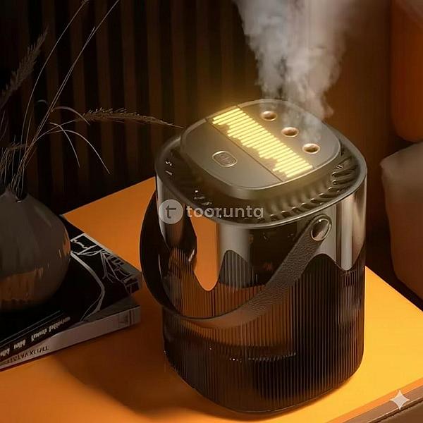 3 Liter Cool Mist Humidifier With 3 Outlets One-touch Control & Auto Shut-off