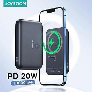 JOYROOM JR W020 Magnetic Wired + Wireless 2-In-1 Design Wireless Power Bank 10000MAH