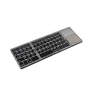 COTECi 63 Key Tri+Fold Ultra-Thin Wireless Touchpad Keyboard