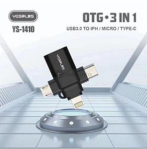 Yesplus YS 1410 3 In 1 High Speed Expansion OTG·USB 3.0