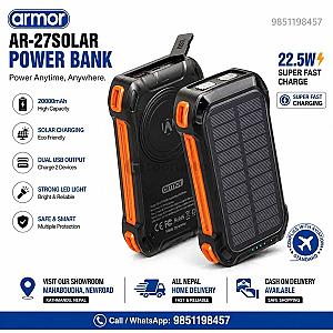 20000mAh solar power bank 22.5W fast charging 9851198457