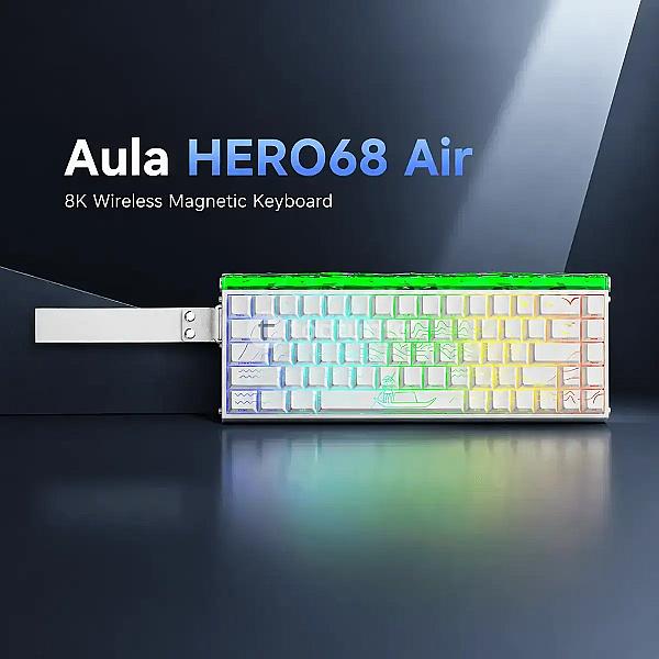 Aula Hero68 Air – 65% 8k Wireless Magnetic Keyboard