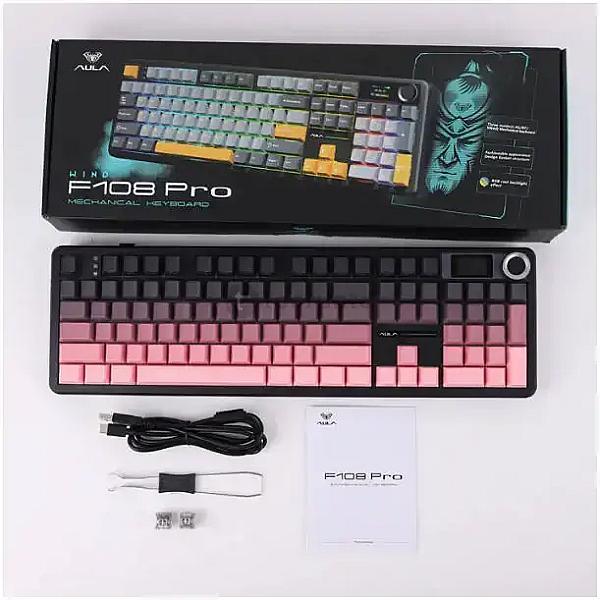 Aula F108 Pro Full Size Wireless Mechanical Keyboard