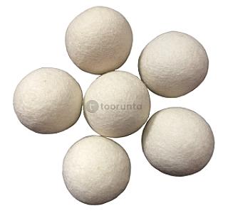 Felt Laundry Dryer Ball-Off White 6 Pcs