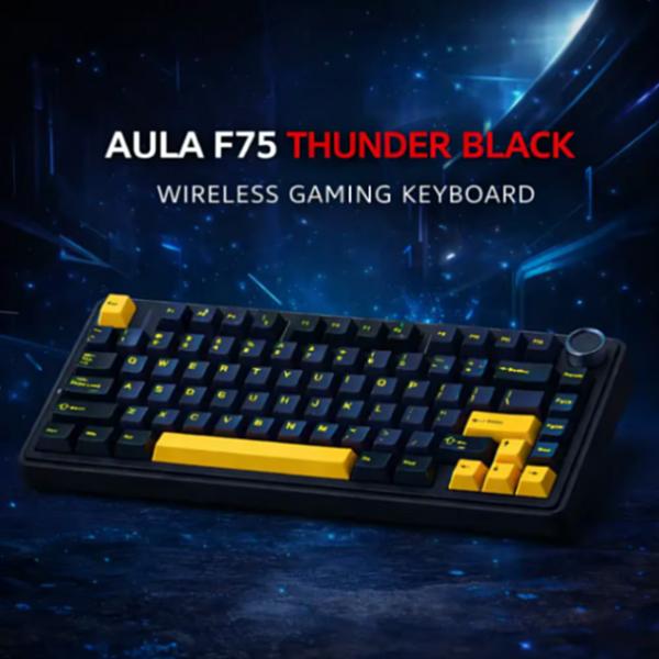Aula F75 75% Hot Swappable Wireless Mechanical Keyboard
