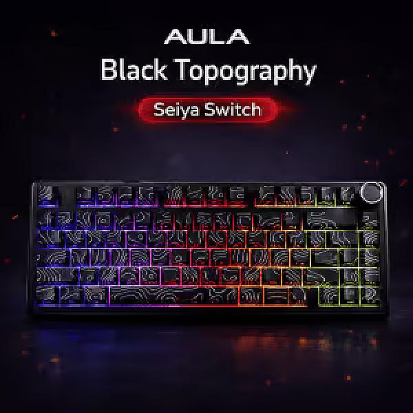 Aula F75 Black & White Topography Seiya Switch