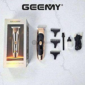 GM-8063 Geemy Professional Hair Trimmer Cordless Rechargeable Precision Clipper USB Charging Stainless Steel Blades LED Display for All Hair Types