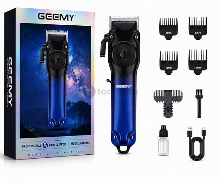 Geemy Gm-8102 Professional Hair Clipper Rechargeable Cordless Trimmer For Men