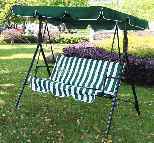 Garden Swing Bench Chair For 3 Person