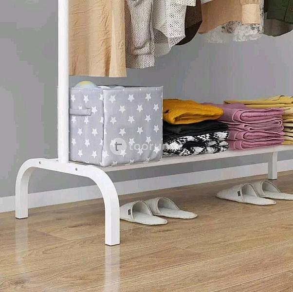 Racksense / Floor Standing Movable Storage Wardrobe Rack (110cm)