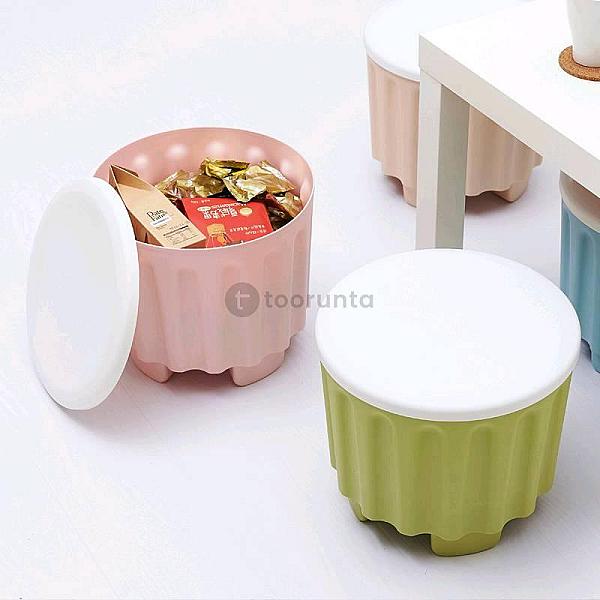 Neat Nook / Stackable Storage Box Chair / Stool