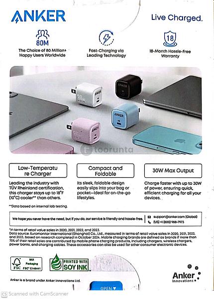 Anker Folding Plug Adptor