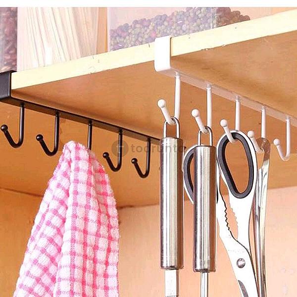 Racksense / Hanging Closet Shelf Hook (6 Hooks)