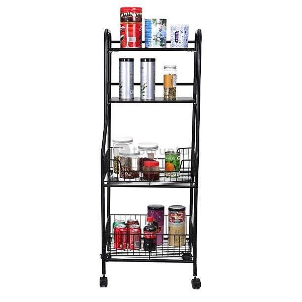 Racksense / 4 Layer Kitchen Shelves Landing Multi-layer Microwave Oven Shelves Cabinets Oven Storage (Hp95-230h)