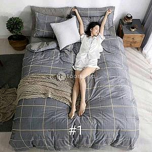 Cotton Mix Bedsheet (Single + 2 Pillow Case : 1.7 X 2.2 m)