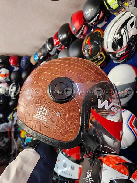West Helmet Leather Design