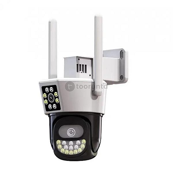 6mp O-kam Pro Smart Wifi Ptz (Dual Lens) Camera/ Color Night Vision/ Two Way Audio Security Camera (3mp+3mp)