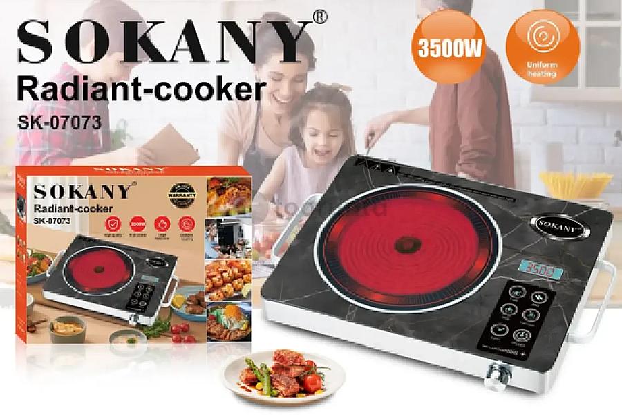Sokany 3500w Infrared Induction Cooktop Glass With Touch Panel Function (Sk-07073)
