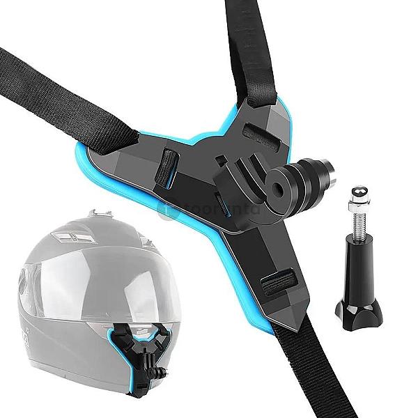Motorcycle Helmet Strap Chin Mount For Gopro / Mobile